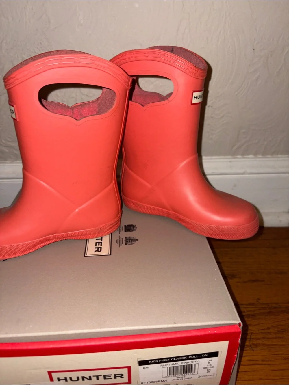 Hunter Kids' Coral Pull-On Rain Boots